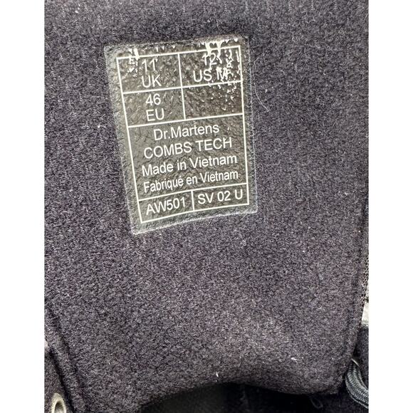 Dr. Martens Combs Tech II Boots Black Size Men’s Size 12 Damaged Lace main image 13
